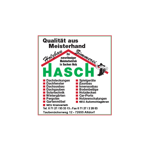 Holzbau/Zimmerei Hasch